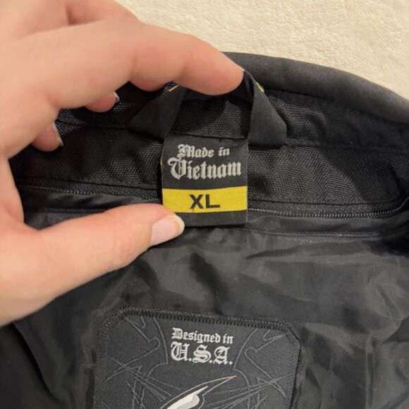 Scorpion EXO GET Stung Women's Sz XL Motorcycle Jacket Padded Black - Picture 2 of 16